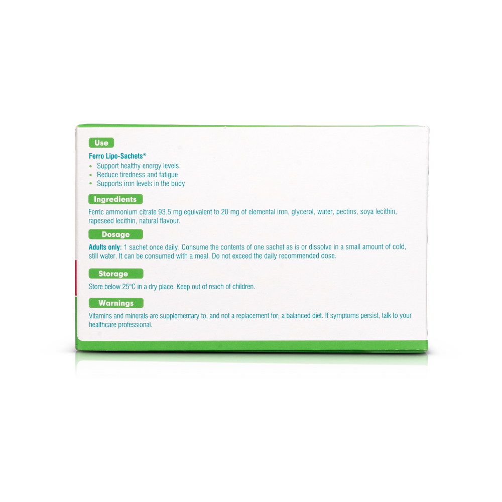 Ferro Lipo-Sachets® Strawberry 20mg
