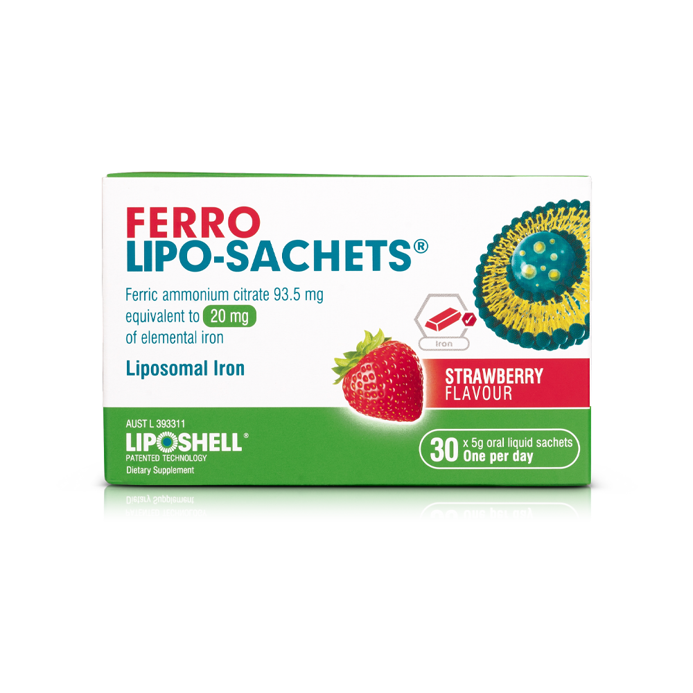Ferro Lipo-Sachets® Strawberry 20mg