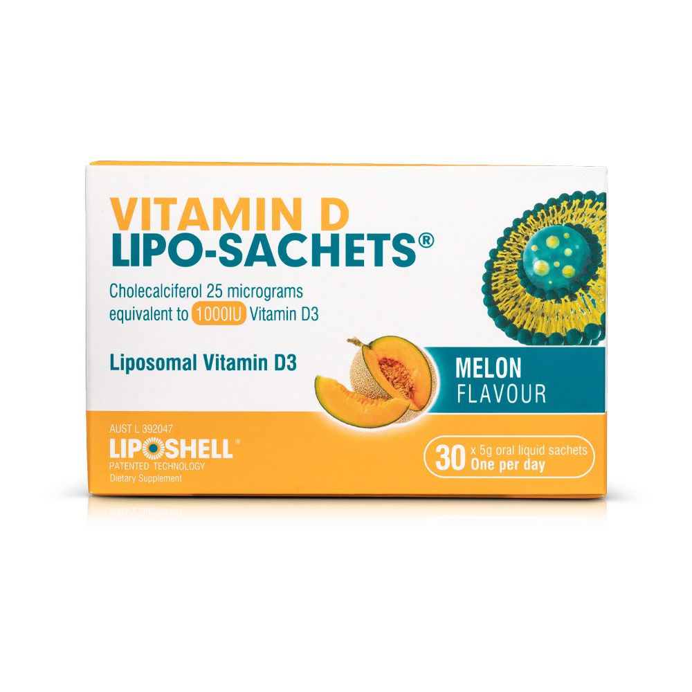 Vitamin D Lipo-Sachets® - Melon Flavour - 1000IU