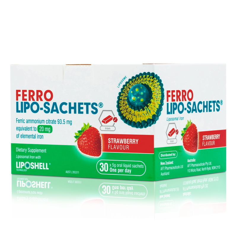 Ferro Lipo-Sachets® Strawberry 20mg