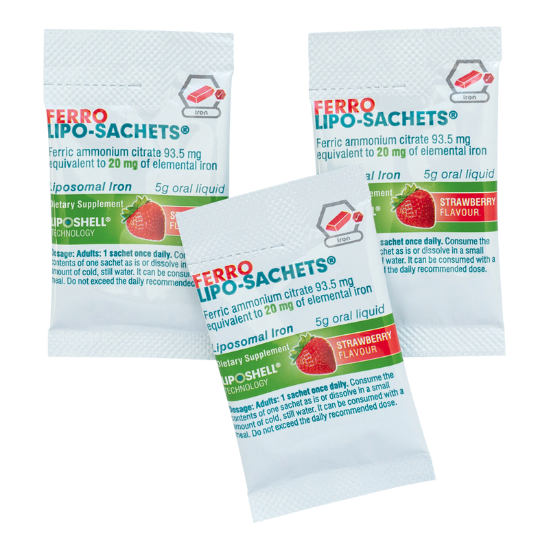 Ferro Lipo-Sachets® Strawberry 20mg