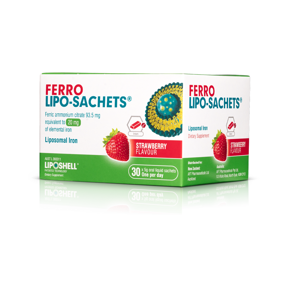 Ferro Lipo-Sachets® Strawberry 20mg