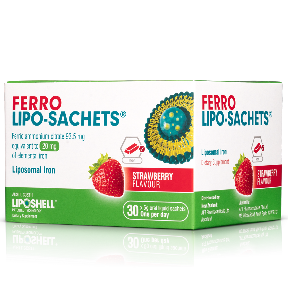Ferro Lipo-Sachets® Strawberry 20mg