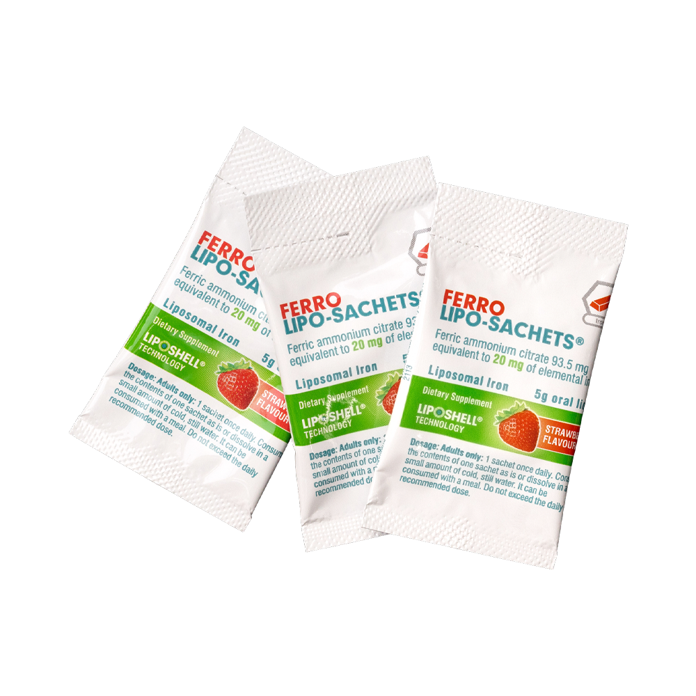 Ferro Lipo-Sachets® Strawberry 20mg