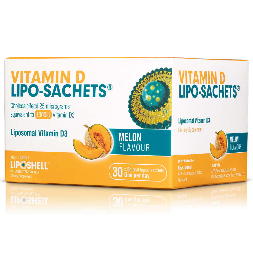 Vitamin D Lipo-Sachets® - Melon Flavour - 1000IU