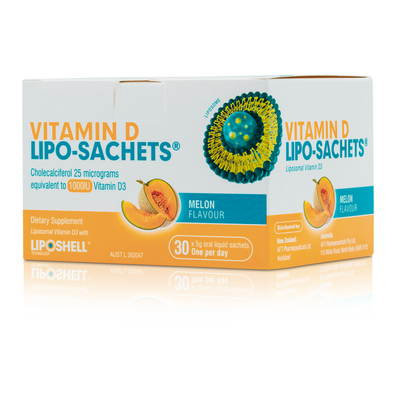 Vitamin D Lipo-Sachets® - Melon Flavour - 1000IU