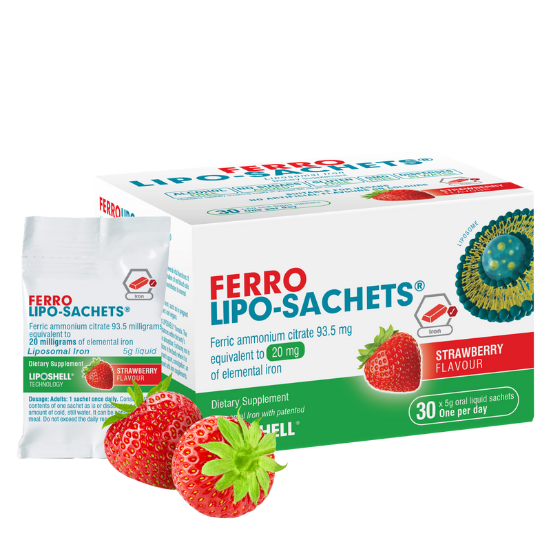Ferro Lipo-Sachets® Strawberry 20mg